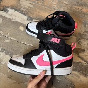 Nike Court Borough Mid - black & pink